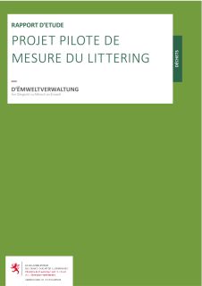 Rapport d'étude : Projet pilote de mesure du littering
